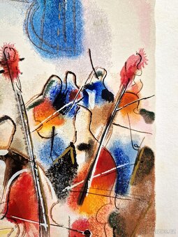 MICHAEL ROZENVAIN - Orchester (sieťotlač) podpísané - 5