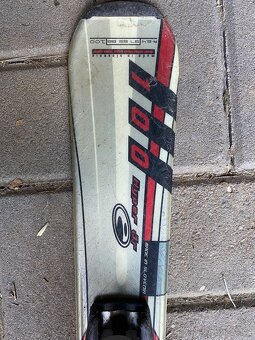 Lyže 100cm, lyžáky 20/20.5 247mm, vázání. Komplet - 5