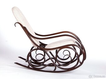 Prvorepublikové houpací křeslo THONET. - 5