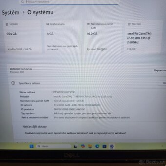 Dell Precision 3541 /i7-9850H/nVidia/1TB_NVMe - 5