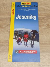 3x Turistické a lyžařské mapy JESENÍKY - 5