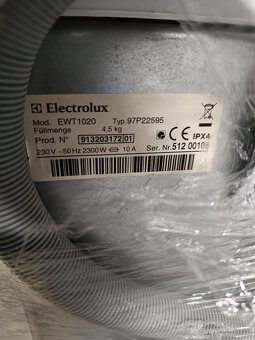 Automatická pračka ELECTROLUX EWT 1020 / 5kg - 5