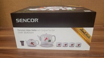 Porcelánová čajová sada s elektrickou konvicí SENCOR - 5
