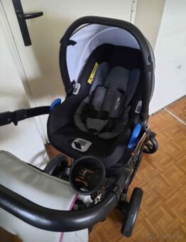 Kočárek 3v1 + isofix základna + skejt - 5