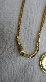 ZLATÝ ŘETÍZEK S PŘÍVĚSKEM VERSACE 8.17G//56.5CM/8MM/14 KARÁT - 5