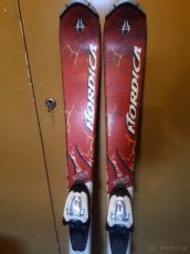 dětské lyže Nordica 120 cm a hůlky - 5