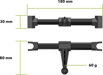 Držák pro tablet a mobil AlzaPower Holder FCC100 černý - 5