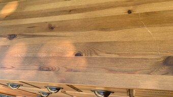 Ikea komoda masiv - Markor Leksvik Hemnes antik - 5