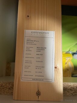 Postel bílá dvě zásuvky - 5
