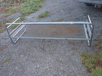 Chromovaný gauč, velmi dobrý stav - 5