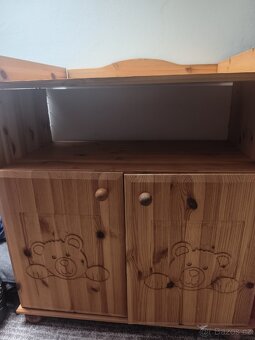 Nábytek do dětského pokoje masivní borovice - 5