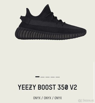 PRODÁM Adidas Yeezy Boost 350 V2 Onyx, 42 - 5