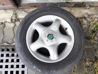 Litá kola na Felicii – letní pneu 165/70 R13 - 5