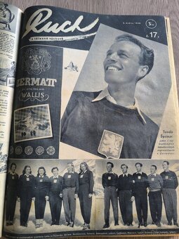 Zviazané športové časopisy Ruch, ročník I., rok 1946 - 5