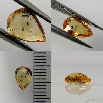 Safír- kapka-0,98 ct. - 5