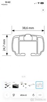 NOVÉ střešní nosiče NORDRIVE 120 cm - 5
