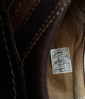 Pánské vycházkové kožené boty. Vel.45 - 5