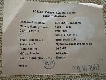 Starožitné příbory Rostex - 5