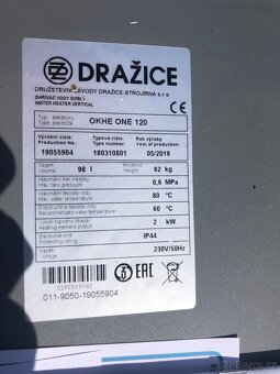 Bojler Dražice OKHE ONE 120 1803108101 - 5
