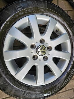 ALU letní kola 5x112 VW R15 Touran Caddy Golf ET50 MISANO - 5