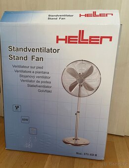 Stojanový ventilátor Heller s průměrem 45 cm (60W) - 5