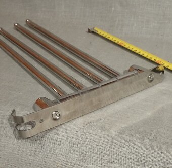 věšák na ručníky chrom 4 ramena SUS 304 - 5