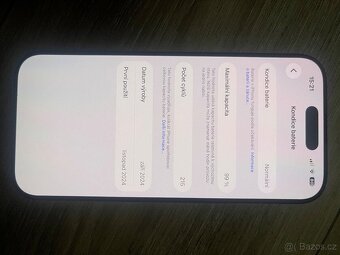 iPhone 16 pro 128 gb, černý, TOP stav - 5