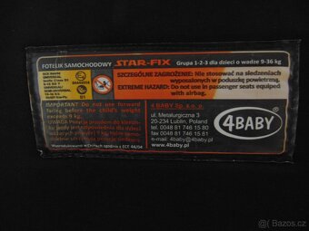 Autosedačky isofix 9-36Kg - 5