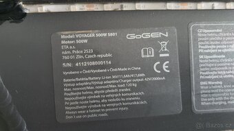 Elektrická koloběžka GoGEN VOYAGER 500W S 801B - 5