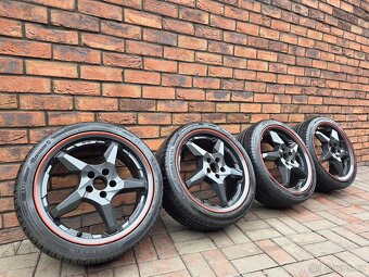 ALU KOLA DOTZ - 5x100 - 17" - 215/40/17 LÉTO - 5