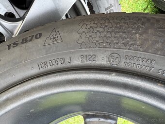 Zimní pneu Continental 195/65/15 + disky DEZENT - 5