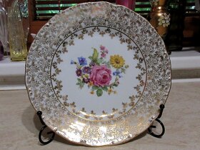 Dekorativní porcelánové retro  talíře - 5