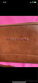 Krasna hneda kabelka Michael Kors - 5