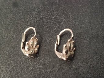 Přívěsek + náušnice psi packa - 5