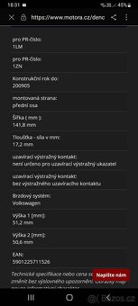 Sada brzdových destiček - 5
