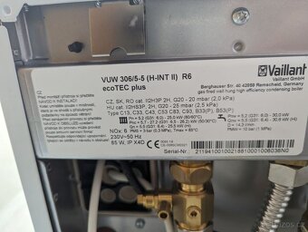 Plynový kotel Vaillant VUW 306/5-5 R6 ecoTEC plus - 5