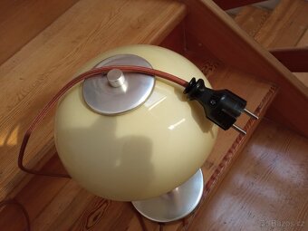 Retro funkcionalistická lampa chrom a sklo - 5