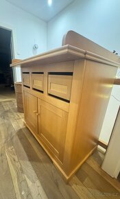 Komoda přebalovací pult, buk, VŠH 90x100x79 - 5