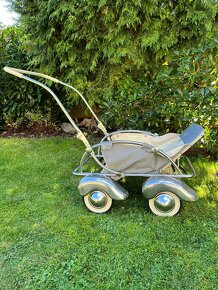 Retro kočárek pro miminko Hecker - 5