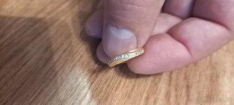 Zlatý prsten 14karát. - 5