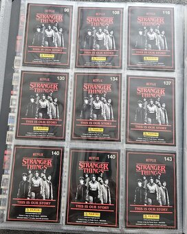 Stranger things kartičky panini - 5