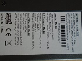 Solární měnič 3,5 kW-24V nebo  7kw na 48V - 5