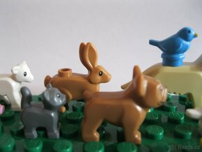 Lego zvířata tele,jehně,sele,pták,labrador,veverka - 5