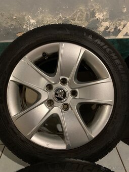 Alu kola Škoda R16 5X112 LETNÍ PNEU 205/55 R16 MICHELIN - 5