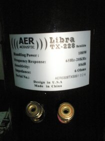 Sestava velké repro AER Acoustic Libra TX - 228 USA - 5