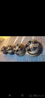 Audi A6 sada alu disků+pneu 225/45_R18 - 5