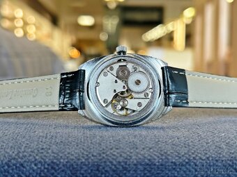 Československé mechanické vintage retro hodinky PRIM Čtverec - 5