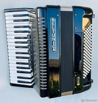 Nový akordeón Beltunica Vivaldi- DE LUXE 96 basový- krásny z - 5