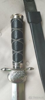 Lovecký tesák,dýka- Mikov-gravírován - 5