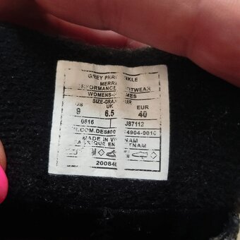 Kotníkové boty Merrell - šedé Gore-Tex trekové turistické - 5